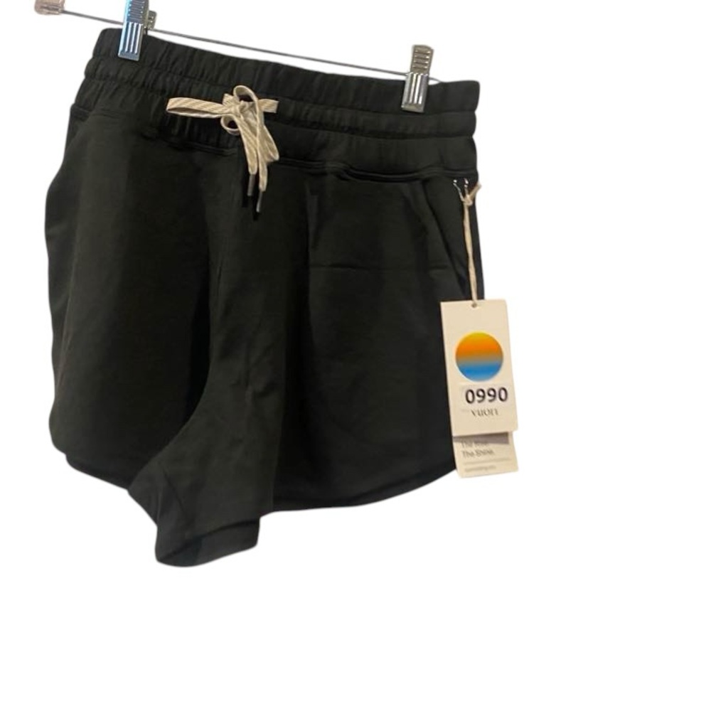 NWT Vuori shorts and hoodie set BLACK HEATHER Size S - Picture 3 of 7